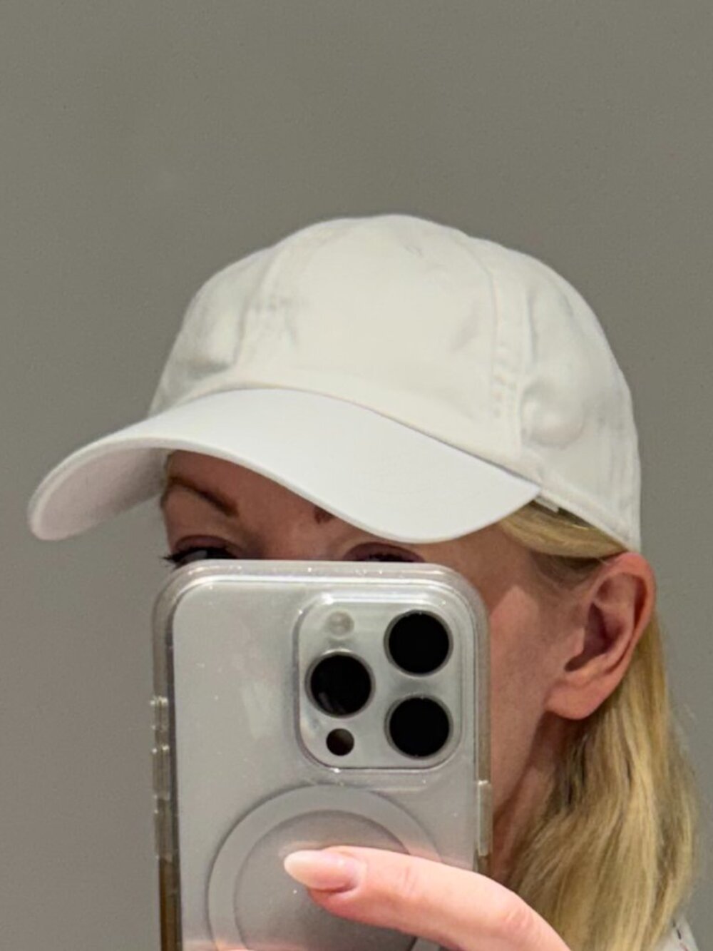 TNA Women's Baseball Hat - White Cotton Blend - O/S